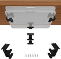 IFCASE 2 Tier Heavy Duty Metal Under Desk Laptop Mount (Black) by IFCASE