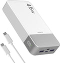 JUOVI Power Bank 45W 20000mAh Portable Charger USB C, PD QC Fast Charging 4-Port(2C+2A) External Battery Pack with LED Display, for iPhone 15 16 MacBook ipad | PD QC Fast Charging with 4 USB Ports(2C 2A), LED Display External Battery Pack for iPad Tabl... by JUOVI