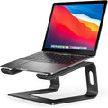 Nulaxy Full Aluminum Laptop Stand, Stable Support to 22 lbs, Black | Detachable for Portable Storage, Easy Setup, Saves Desk Space, Compatible with 10-16 Inch Laptops, Office Desk Accessories by Nulaxy