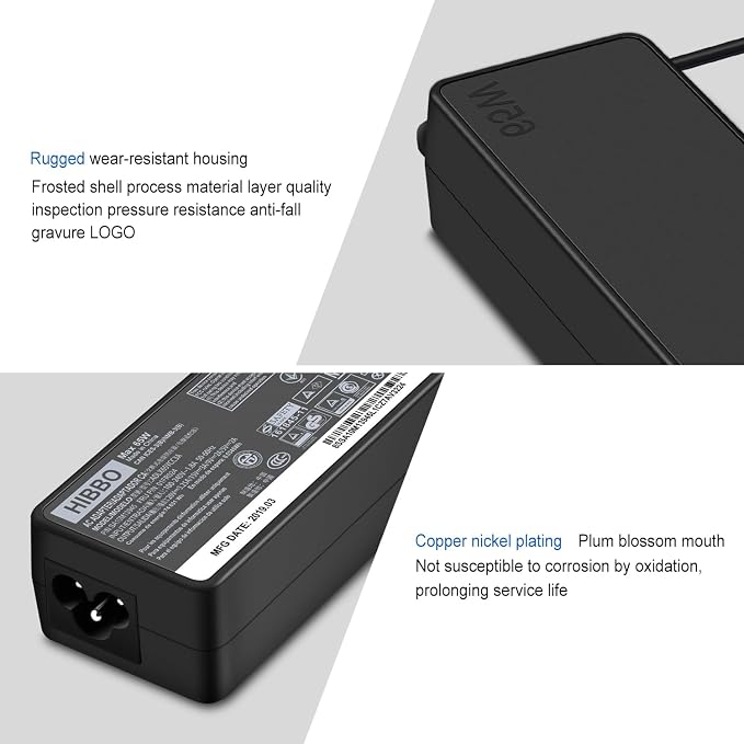 65W USB C Laptop Charger Compatible with Lenovo USB Type C Power Adapter | For Lenovo Thinkpad/Yoga/Chromebook ADLX65YDC2A Replacement Power Supply Adapter Cord - Image 8