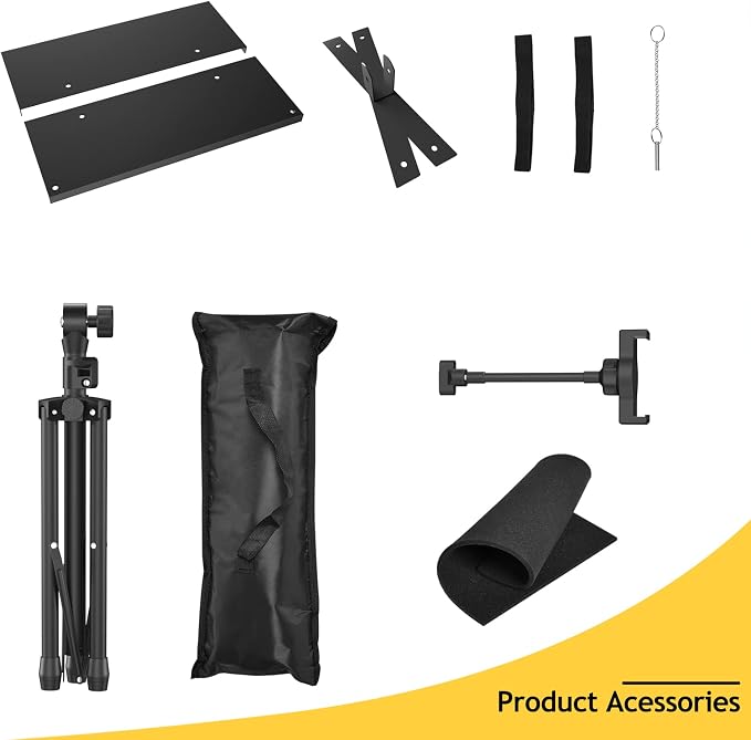Facilife Projector Stand Tripod - Laptop Tripod Projector Stand Adjustable Height 22 to 47 Inch, Projector Tripod Stand, Tripod for Porjector, Projector Stand for Outdoor Movies - Image 9