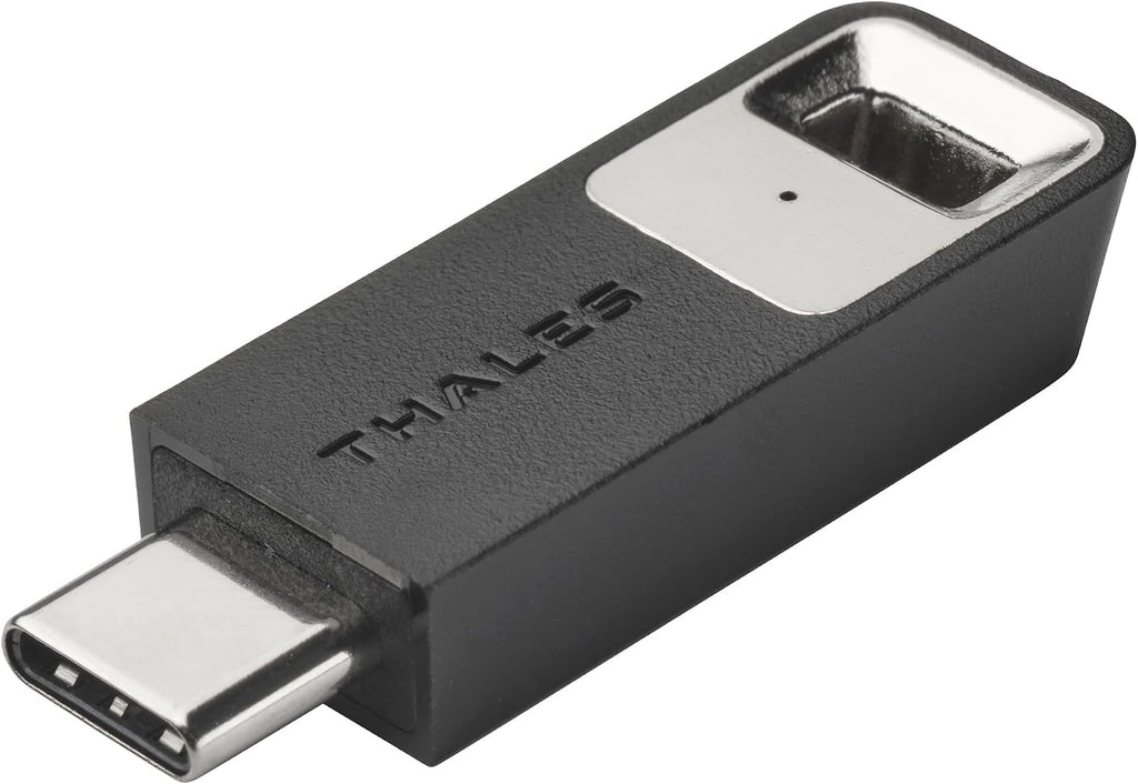 Thales - SafeNet eToken FIDO - FIDO2 Certified Security Key - Passwordless Phishing-Resistant Authentication for Web Apps, Devices & Desktops - USB-C - Pack of 1 by THALES