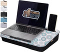 GORILLA GRIP Laptop Lap Desk with Phone Holder, Pillow Cushion Desks Fit Laptops up to 15.6", Tray Ledge Keep Computers in Place, Portable Travel Workstation Essentials for Home, Dorm, Spiral Pattern by Unknown