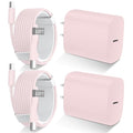 Phone 17 16 15 Charger Fast Charging Type C Chargers USB C Fast Charger Block & Phones 17 Charger Cord 10FT Long USB C Charging Cable for i.Phone 17/17 Pro/17 Pro Max/Air/Phone 16 15 Pro Max,Pink by DiHines