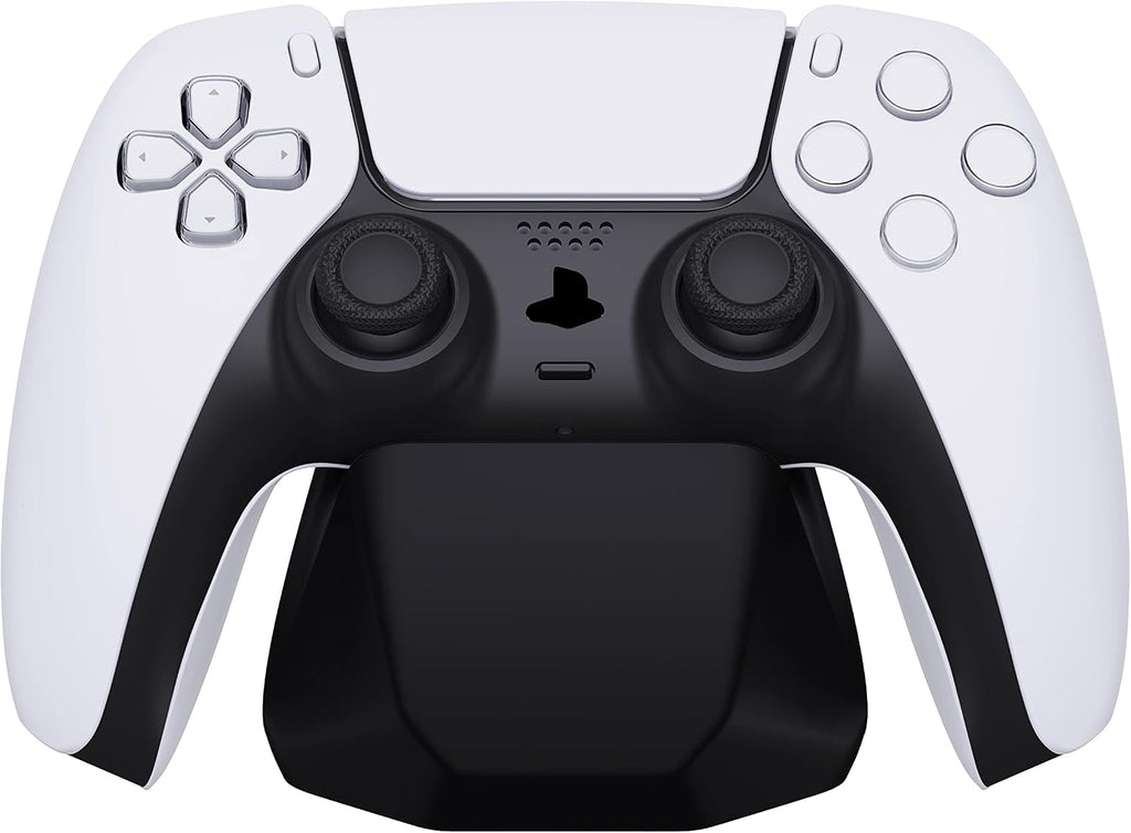 PlayVital Universal Controller Stand for Nintendo Switch 2 Pro & Switch Pro, Gamepad Stand for ps5 & ps4 Controller, Display Stand Holder forXbox Series X/S Controller – Solid Black by playvital