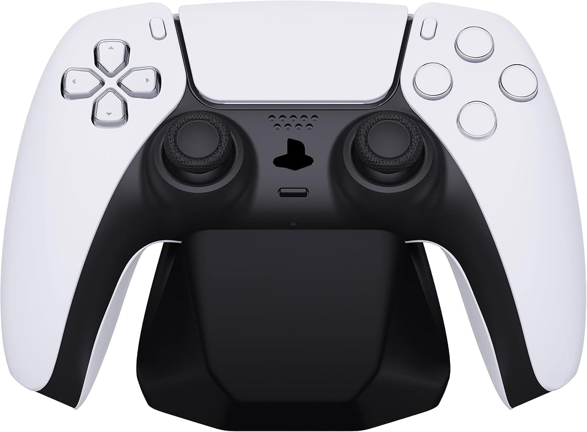 PlayVital Universal Controller Stand for Nintendo Switch 2 Pro & Switch Pro, Gamepad Stand for ps5 & ps4 Controller, Display Stand Holder forXbox Series X/S Controller – Solid Black by playvital