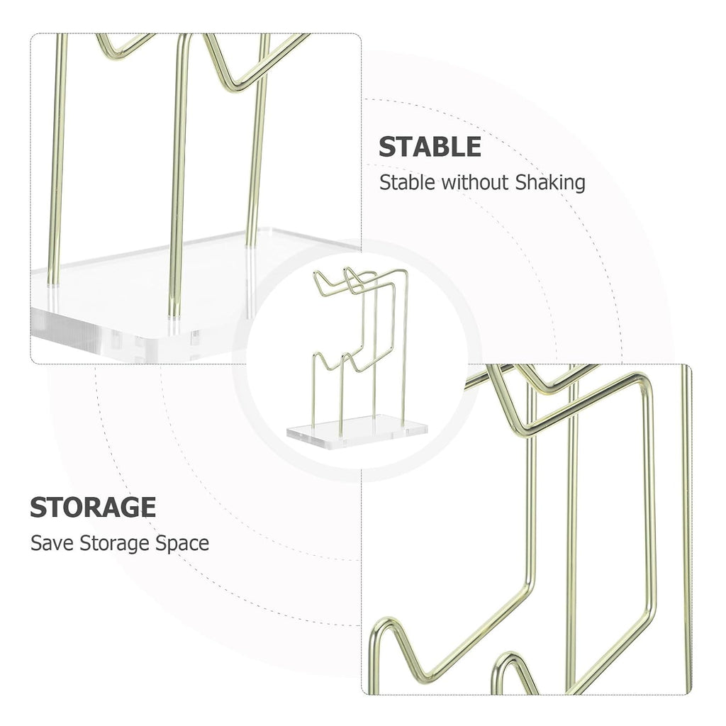 Acrylic Game Controller Holder Stand with Iron Base for Gamer Desk Display - Image 3