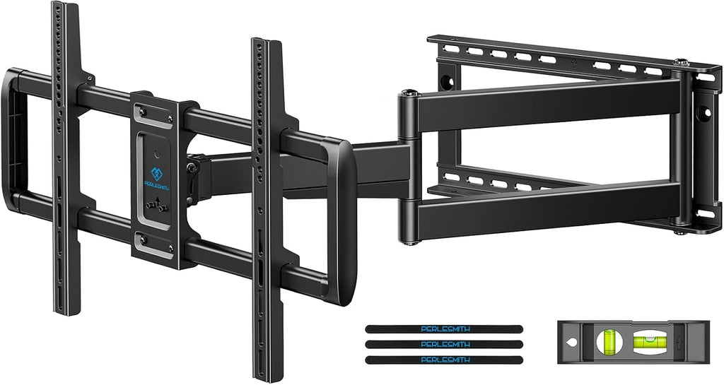 PERLESMITH Long Arm Corner TV Wall Mount for 37–75 inch TVs up to 110 lbs by PERLESMITH