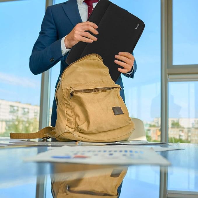 Laptop Case 15 inch,Shockproof Protective Travel Bags with Accessory Pocket | Laptop Sleeve, Briefcase Computer Cover Carrying Notebook Bag for 15" HP, ASUS, Dell, Lenovo, Acer - Image 7