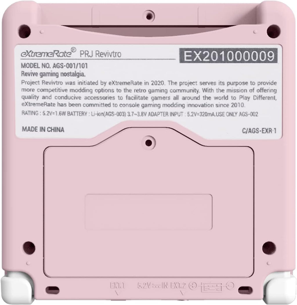 IPS Ready Upgraded eXtremeRate Cherry Blossoms Pink Custom Replacement Housing Shell for Gameboy Advance SP GBA SP – Compatible with Both IPS & Standard LCD – Console & Screen NOT Included - Image 7