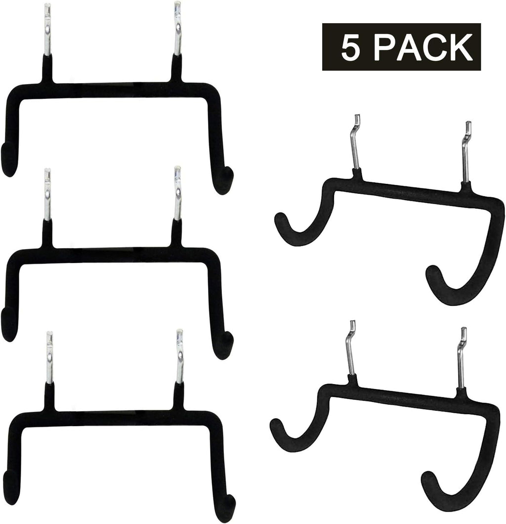 5PCS Pegboard Drill Holder with Double Hooks and Accessories Bag for Power Tools - Image 2