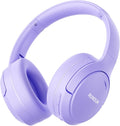 RUNOLIM Hybrid Active Noise Cancelling Headphones, Wireless Over Ear Bluetooth Headphones with Microphone, 100H Playtime, Foldable Headphone with HiFi Audio, Deep Bass for Home Travel Office（Purple） by RUNOLIM