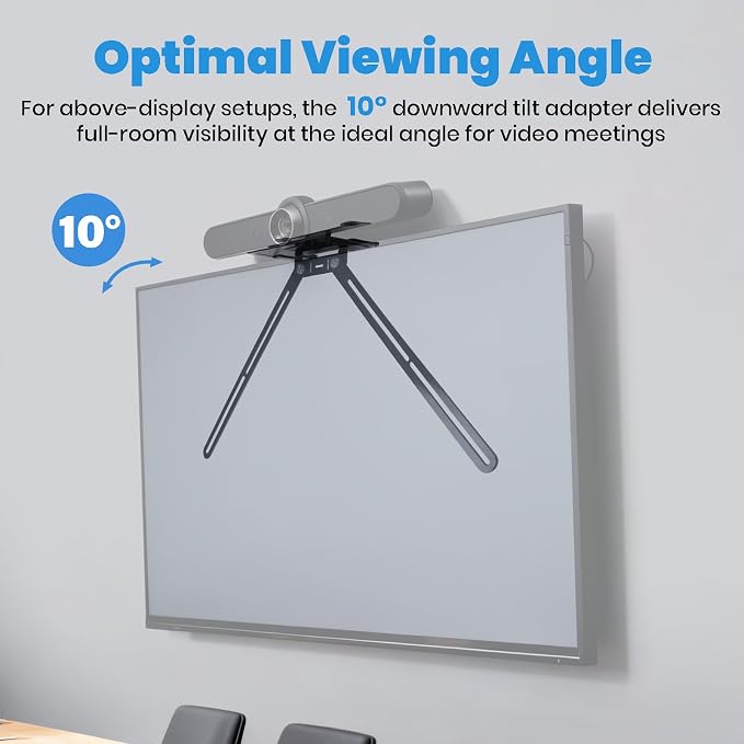 Mounting Bar for TV Mount,TV Mount for Logitech Video Conferencing System,Mounting Bracket Compatible with Logitech Rally Series(Bar, Bar Mini, Bar Huddle) & Rally Camera (Part Number: 952-000041),New - Image 3