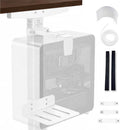 Adjustable No Drill Under Desk PC Mount Stand, 50lb Capacity by DEHA GLOBAL