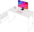 39.4" Folding Desk: No Assembly, Wood Top for Small Spaces | 39.4 in dual-monitor workspace, holds 150 lbs, folds flat to 2.3 in, splash-proof top, home office or gaming by ALAWOODER