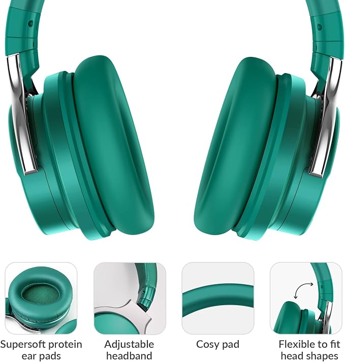 Million Sold 10 Years Classic E7 Active Noise Cancelling Headphones with Upgraded Noise Cancellation, Bluetooth Headphones Wireless with HD Sound Vivid Deep Bass, for Home Office Travel Gift Pcs - Image 8