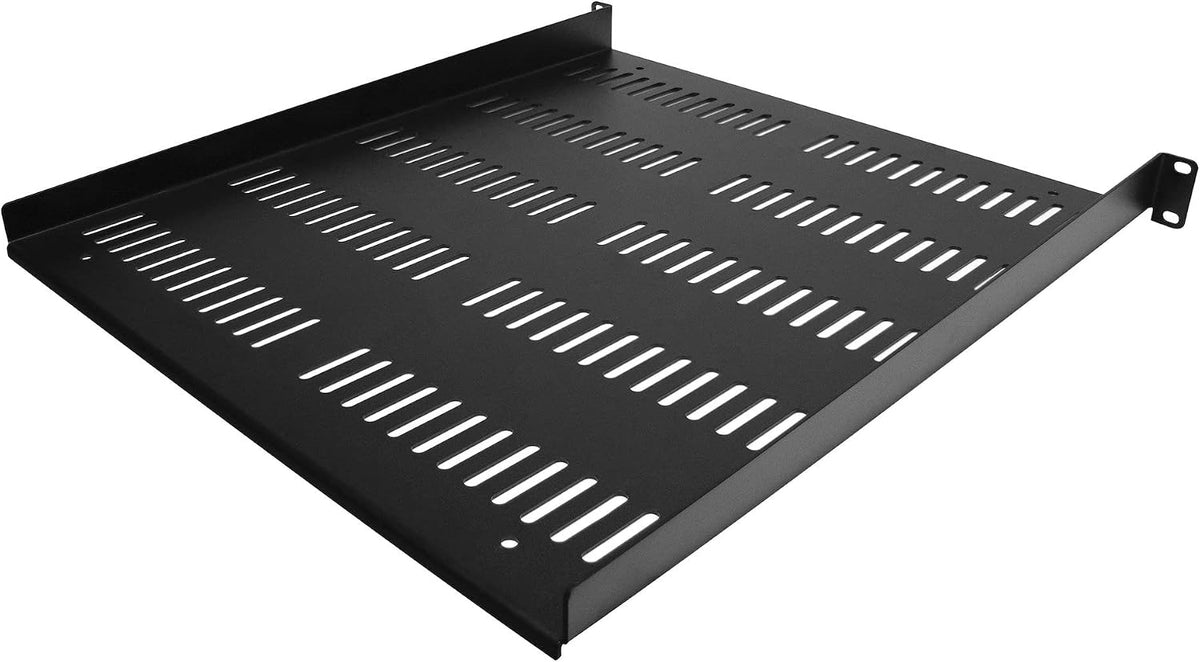 StarTech 1U Vented Rack Shelf, 19in, 55lb, 20in Deep (SHELF-1U-20-FIXED-V) - Image 2