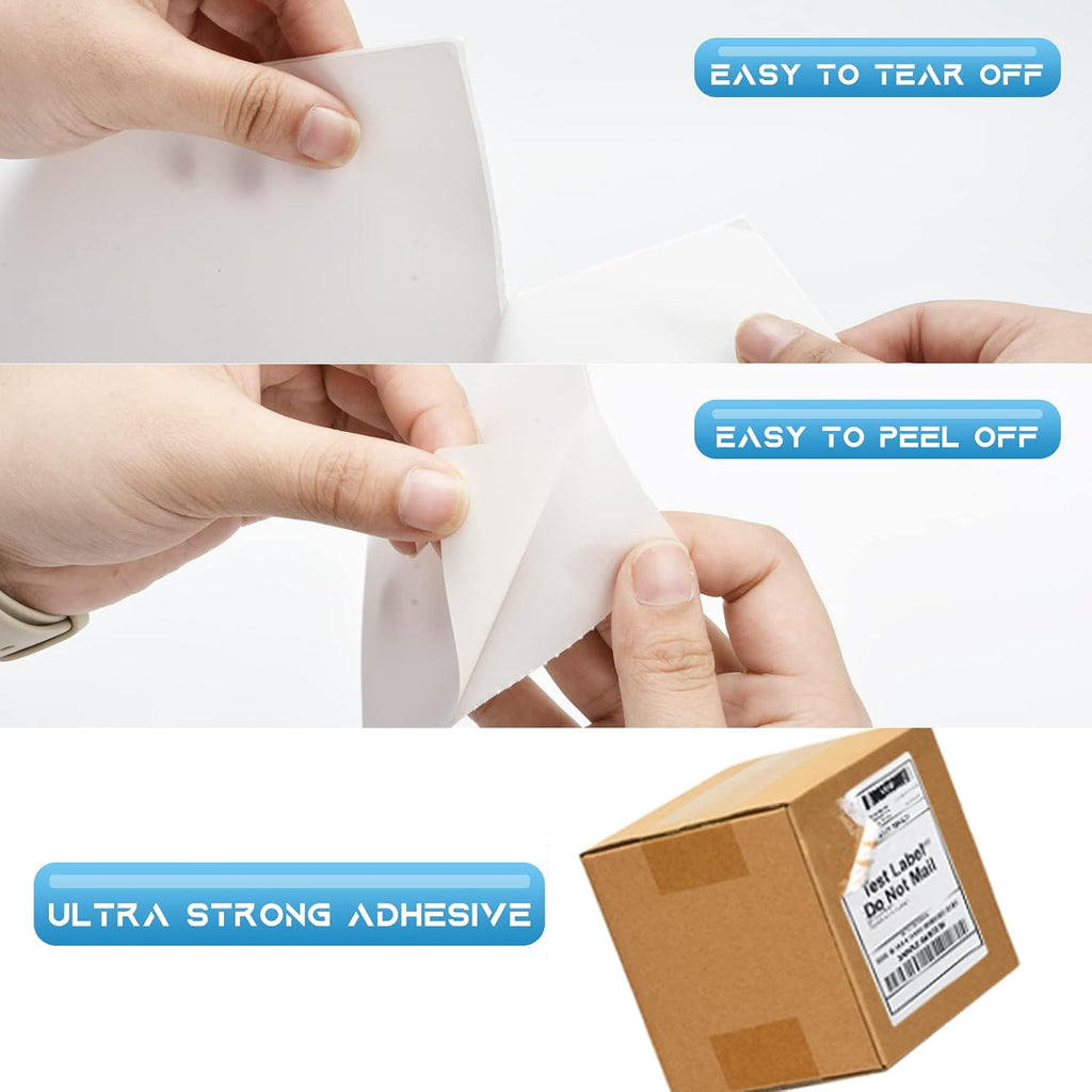 MFLABEL 4x6 Direct Thermal Shipping Labels - 40 Rolls of 250 Labels, Compatible with Zebra ZP450 ZP500 ZP505 ZP2844, Thermal Printer Labels for USPS, UPS, FedEx - Image 5