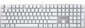 Cherry KC 200 MX Wired Mechanical Office Keyboard MX2A Silent RED Switches | Modern Design with Elegant Aluminum Surface, USB-A Connection, Quiet Typing, White/Silver by CHERRY