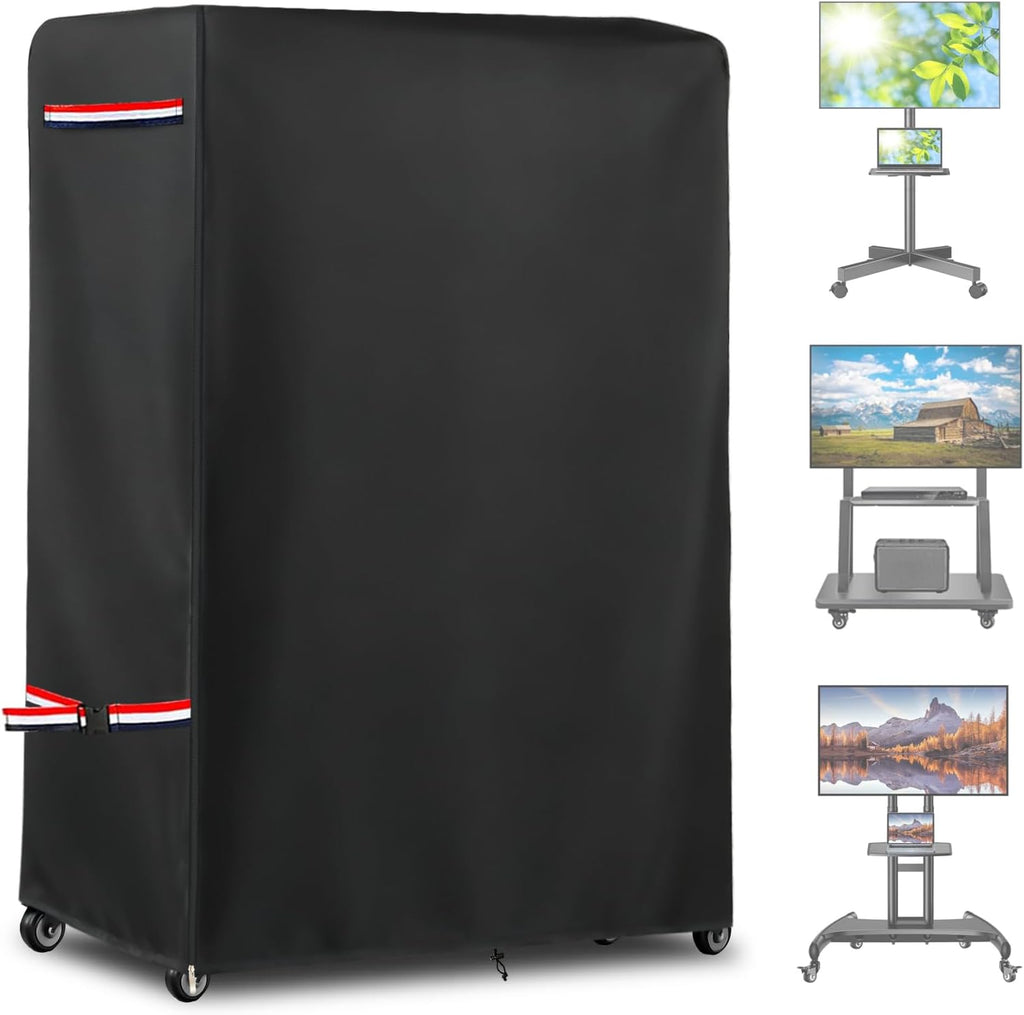 Weatherproof Outdoor TV Stand Cover for 45-50 Inch Rolling/Mobile Stand by Dipurman