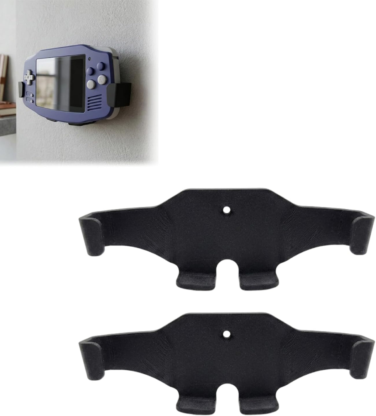 Wall Mount Compatible with Game Boy Advance – Handheld Console Wall Display Stand, Combining Storage and Display 2Pcs by TrekGear