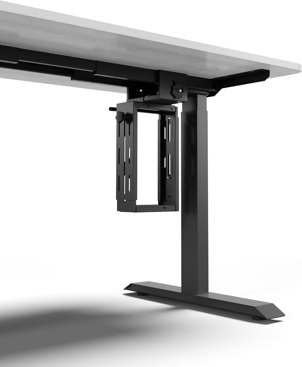 Under Desk PC Mount, No Drill Clamp On Computer Mount for Standing Desk - Image 9