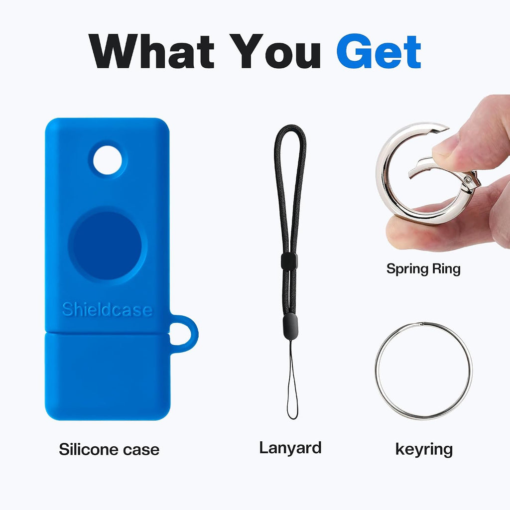 Silicone Case for YubiKey 5C NFC, Blue - Image 7