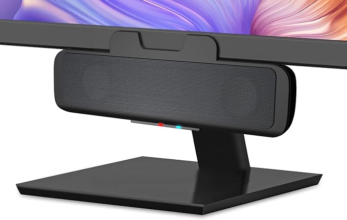 Cyber Acoustics CA-2890BT USB and Bluetooth Speaker Bar with Speakerphone | Compact Speaker Bar for PC and Mac, Great for Calls and Music, Auto-Switch Between Devices, Mic Mute Button, 5ft Cable by CyberAcoustics