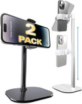 COOPER ChatStand Sturdy Cell Phone Holder, iPhone Stand for Desk, Recording | 9-13" Adjustable, Weighted Metal Base, Tabletop Tripod, for Filming, Video Calls, FaceTime; fits all iPhone, Samsung, Android by CooperCases