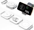25W 3 in 1 Charging Station for Apple,Foldable Magnetic Wireless Charger | Travel Charging Pad for Multiple Devices iPhone 17 16 15 14 13 12 Pro Max Plus Apple Watch Series & AirPods 4/3/2/Pro by ChargingExpertBesideYou