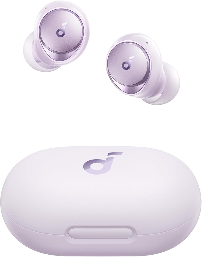 Soundcore by Anker Space A40 Adaptive Active Noise Cancelling Earbuds | Reduce Noise by Up to 98%, Ultra Long 50H Playtime, 10H Single Playtime, Hi-Res Sound, Comfortable Fit, Wireless Charge by Unknown
