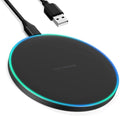 Wireless Charger Compatible with iPhone 17 16 15 14 13 12 11 Pro Max/Mini/Plus/XR/X/8, 15W Max Fast Wireless Charging Pad Mat for Samsung Galaxy S23/S22/S21/S20/S10, Galaxy Buds by Unknown