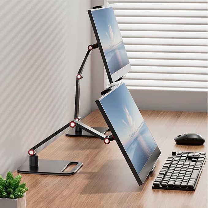 Portable Monitor Holder for 6-17.3 inch Screen Desktop Monitor Tablet Stand | Portable Monitor Stand Foldable Expandable Holder for phones, tablet and Portable Monitors - Image 2