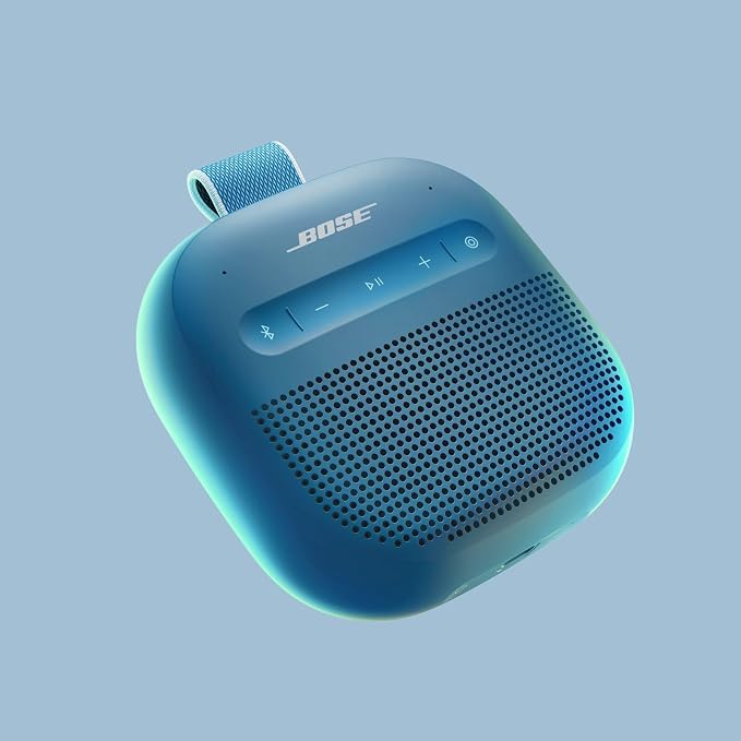 Bose SoundLink Micro Portable Bluetooth Speaker (2nd Gen), Wireless Outdoor Speaker, Up to 12 Hours Battery Life, Waterproof and Dustproof, Blue Dusk | Bluetooth 5.4 with IP67 rating and 12-hour battery for travel, hiking and outdoors - Image 2