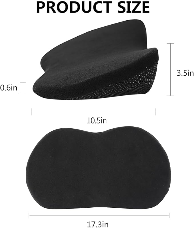 Livtribe Car Seat Cushion - Memory Foam Car Seat Pad - Sciatica & Lower Back Pain Relief - Car Seat Cushions for Driving - Road Trip Essentials for Drivers(Classic Black) - Image 7