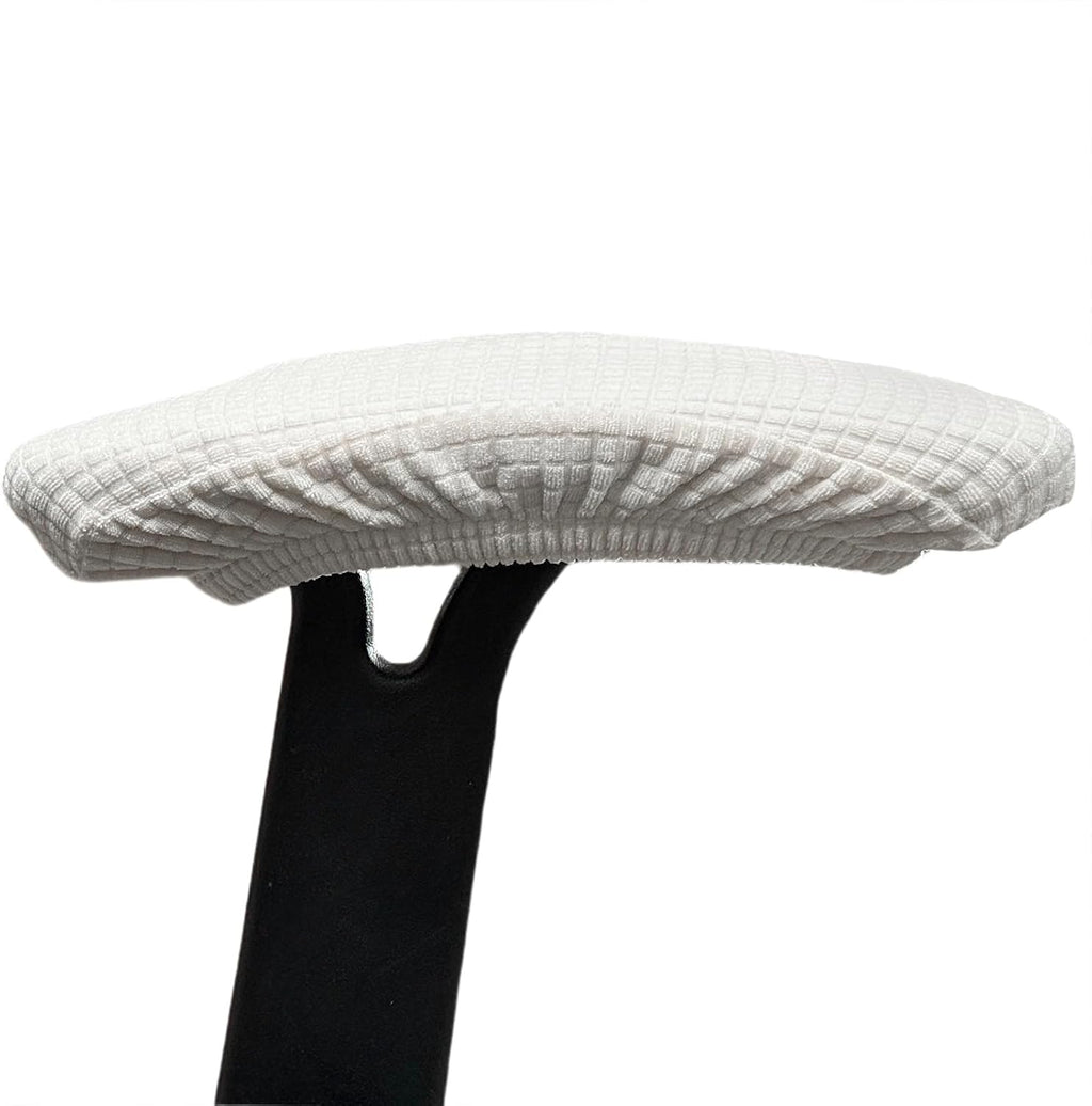 Office Chair Armrest Covers, Stretchable Removable Washable Chair Arm Covers, Elastic Desk Computer Gaming Chair Arm Rest Protector Slipcovers (Cream) - Image 4