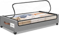 Under Bed Storage with Wheels 1Pack Storage Containers with Clear Window | Under Bed Drawers Rolling Under Bed Storage for Clothes,Shoes, Blankets (30.71 x 16.93 x 6.69 in, Light Grey) by SpaceHacks