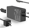65W Surface Pro Laptop Charger Compatible with Microsoft Surface Pro 11 10, 9, 8, X, 7+, 7, 6, 5, 4, 3, Magnetic Surface Connector, Support 65W, 44W, 36W, with USB Port by SKYVAST