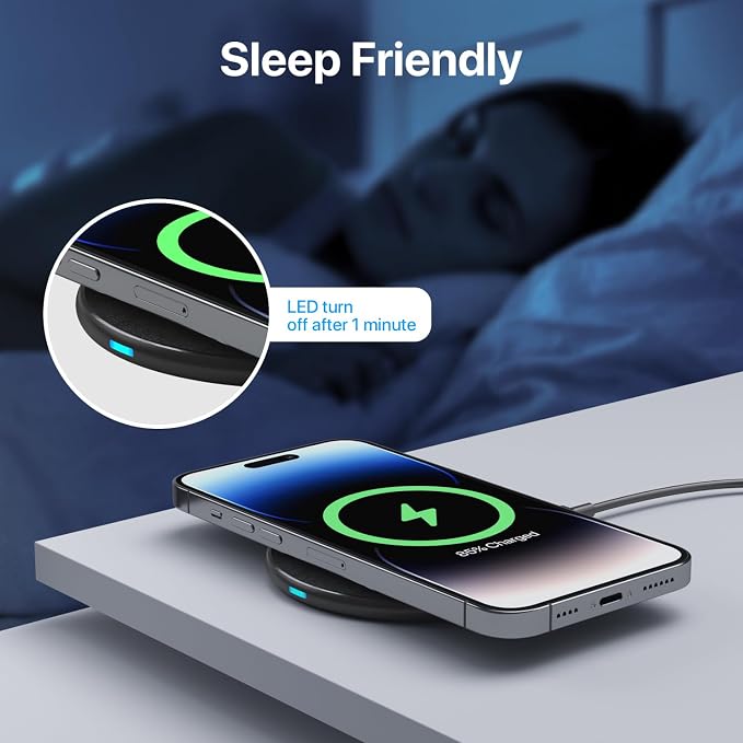 Wireless Charger 30W, 30W Fast Wireless Charging Pad For iPhone 15 14 13 12 11 X 8, Samsung Wireless Charger For Galaxy S24/S23/S22/S21/S20/S10/S9/S8/Note20/10/9/8, Air Pods/Galaxy Buds, Pixel/LG G8 7 - Image 7