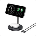 Anker MagGo 2-in-1 MagSafe Compatible Qi2 15W Wireless Charging Stand | Qi2 Certified, Fast Charging, Wireless Charger for iPhone 17, AirPods Pro, and More by Unknown