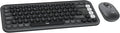 Logitech POP ICON Combo Keyboard and Mouse - Graphite and Off-White | Comfortable typing, programmable keys and buttons, quiet clicks, Bluetooth, easy-switch up to 3 devices by Unknown