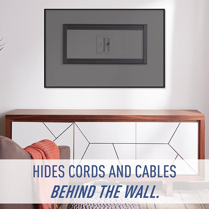 Legrand - OnQ in Wall Cable Management Kit with USB, TV Outlet Wall Kit Hides Cords, in Wall TV Power Kit Works with All Plugs, Recessed TV Outlet, White, HT21USBWHV1 (Hardwired) - Image 2