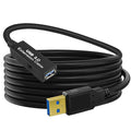 25Feet Active USB 3.0 extension cable,Long USB Extension Cord A-Male A-Female,With Expansion Chipset Signal Boosters, Compatible With Oculus Quest 3,VR, Xbox, PS4, Webcam,etc. by W+WDX%C2%A0MAST+DYNAPOINT+LIMITED