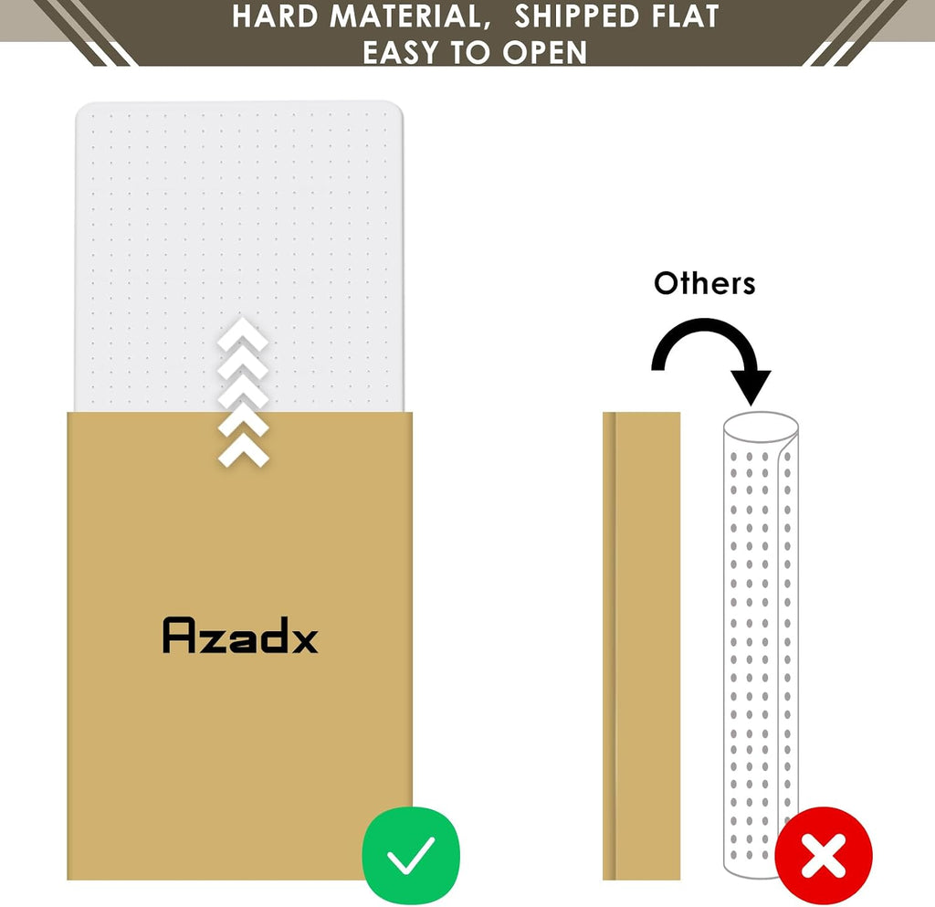 Heavy Duty Office Chair Mat for Carpet 32" x 55" Hard Material - Image 3
