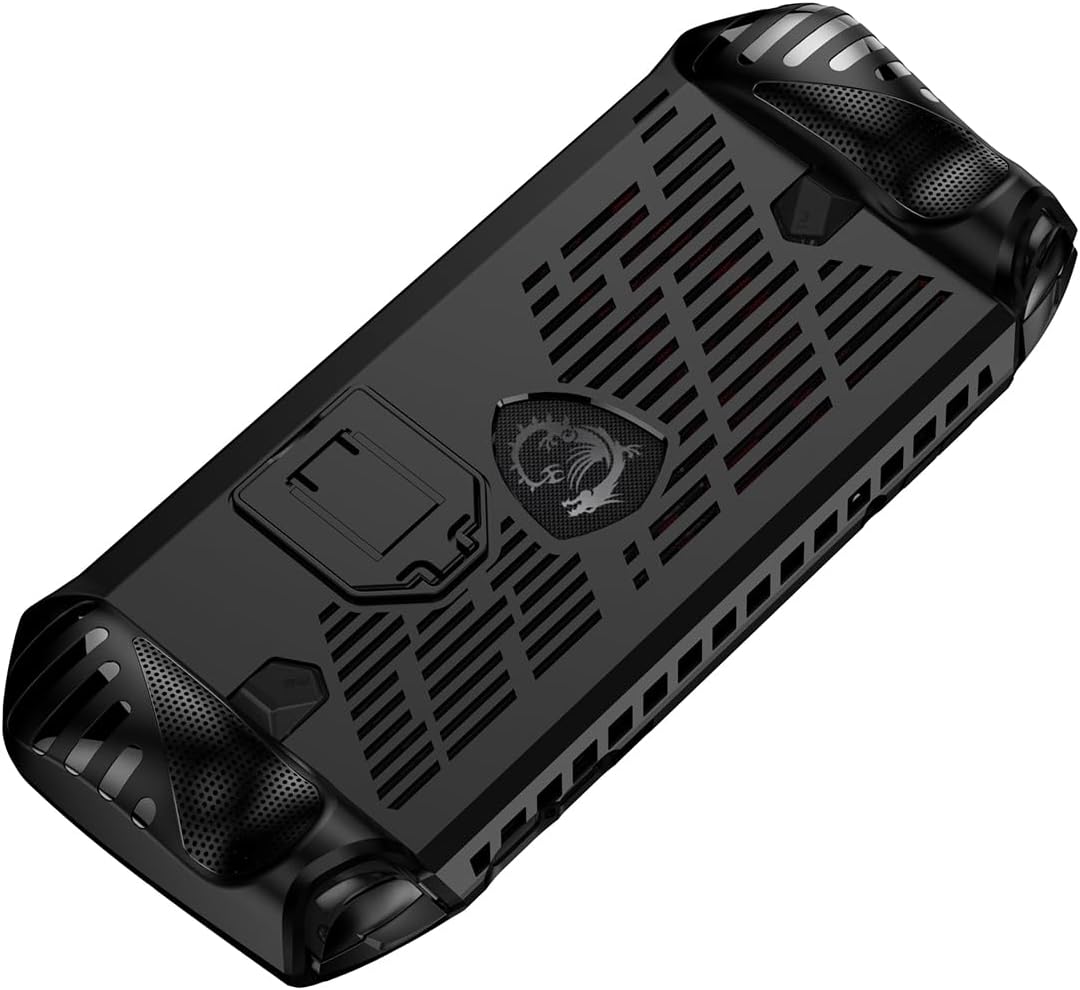 Soft TPU Protective Case with Kickstand for MSI Claw A1M 7" 2024 Handheld Game Console Skin Cover Drop-Proof Protector Slim Stand Sleeve with Non-Slip,Anti-Collision,Shockproof (Black) - Image 8