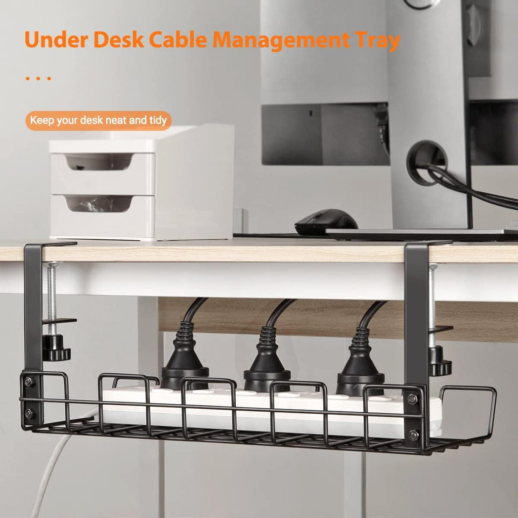 Under Desk Cable Management Tray L 14.9'' W 5.9'' - Image 3