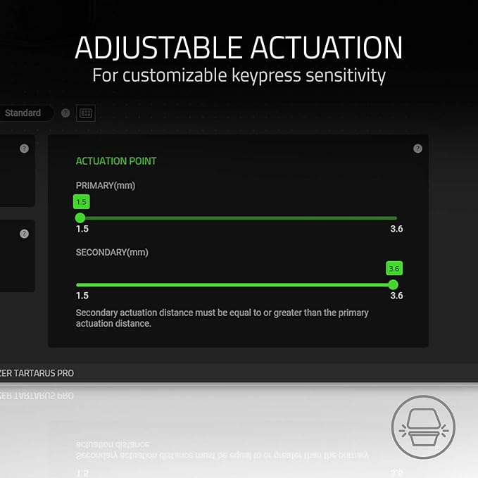Razer Tartarus Pro Gaming Keypad: Analog-Optical Key Switches - Rapid Trigger - Adjustable Actuation - 32 Programmable Keys - Customizable Macros - Chroma RGB Lighting - Mercury White | Rapid Trigger, Adjustable Actuation, 32 Programmable Keys, Customi... - Image 3