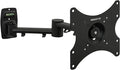 Mount-It! Full Motion TV Wall Mount Bracket for 13-42” Screens – 18" Articulating Arm, Quick Release Plate, Tilt Swivel Rotate, Anti-Theft Lock, Single Stud Install, Supports 44 lbs, VESA 75–200 by Mount-It