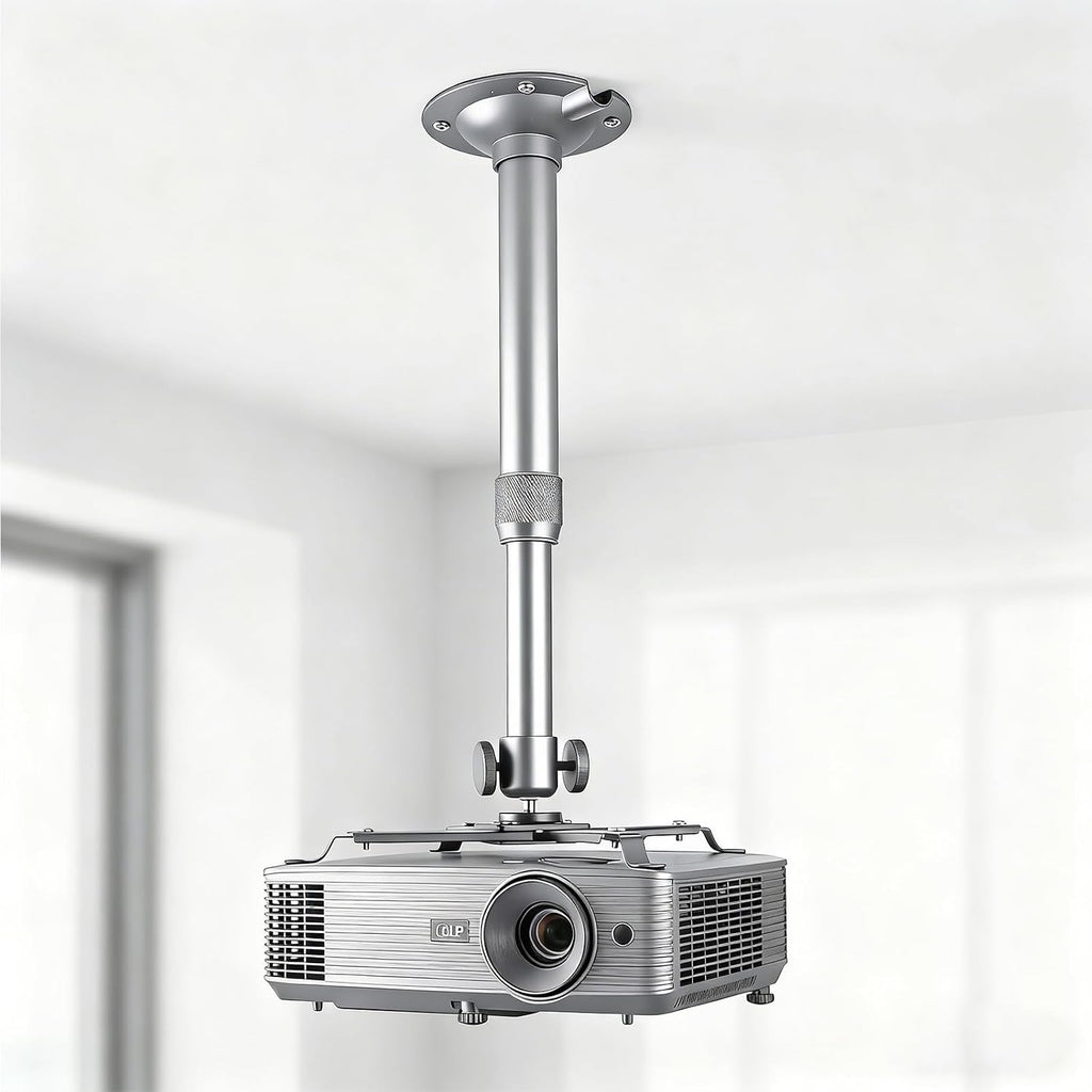 DAWASAPAT Universal 2-in-1 Projector Mount Bracket with Extension Pole, 7.87" - 15.74" Height Adjustable Holder for Projectors - Image 6