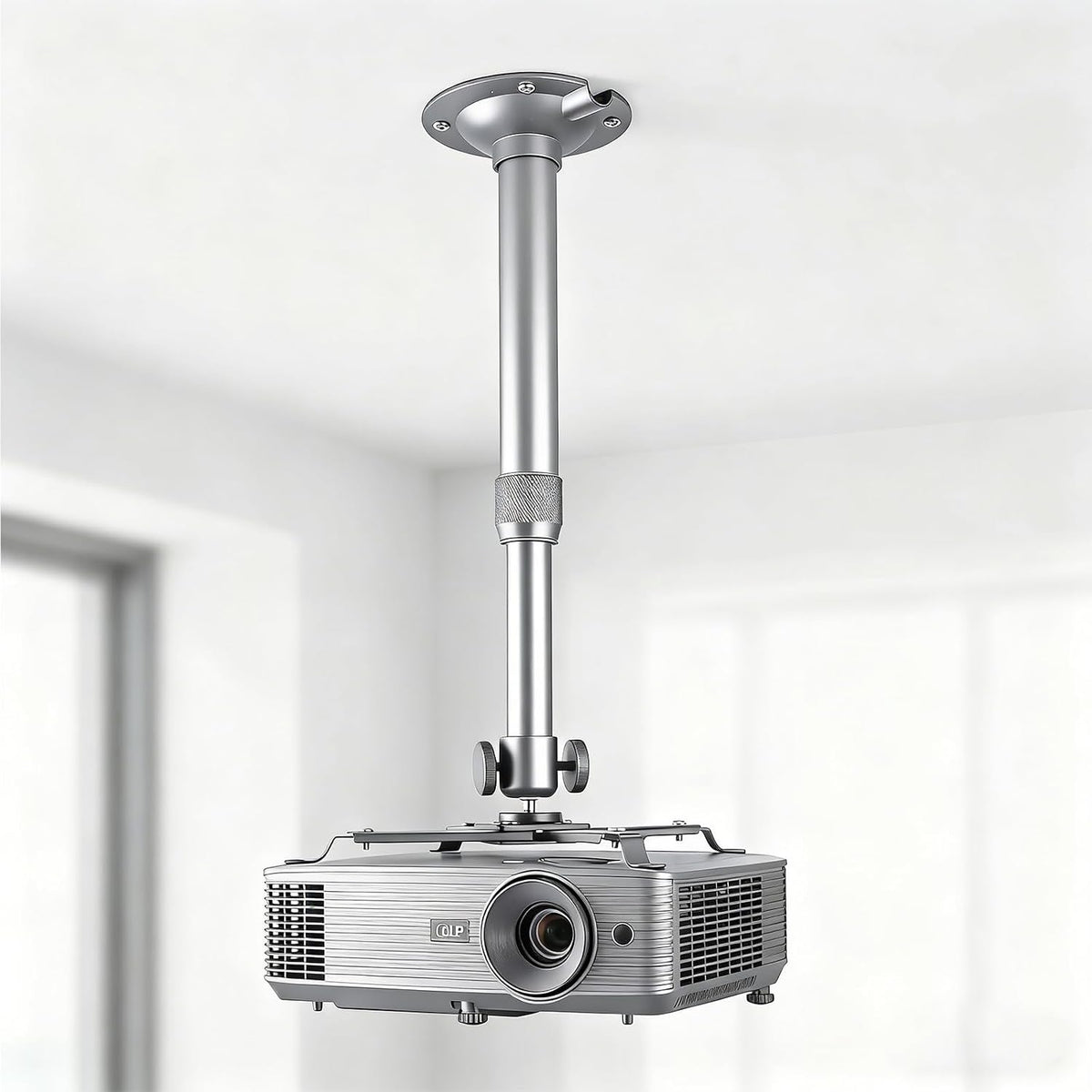 DAWASAPAT Universal 2-in-1 Projector Mount Bracket with Extension Pole, 7.87" - 15.74" Height Adjustable Holder for Projectors - Image 6